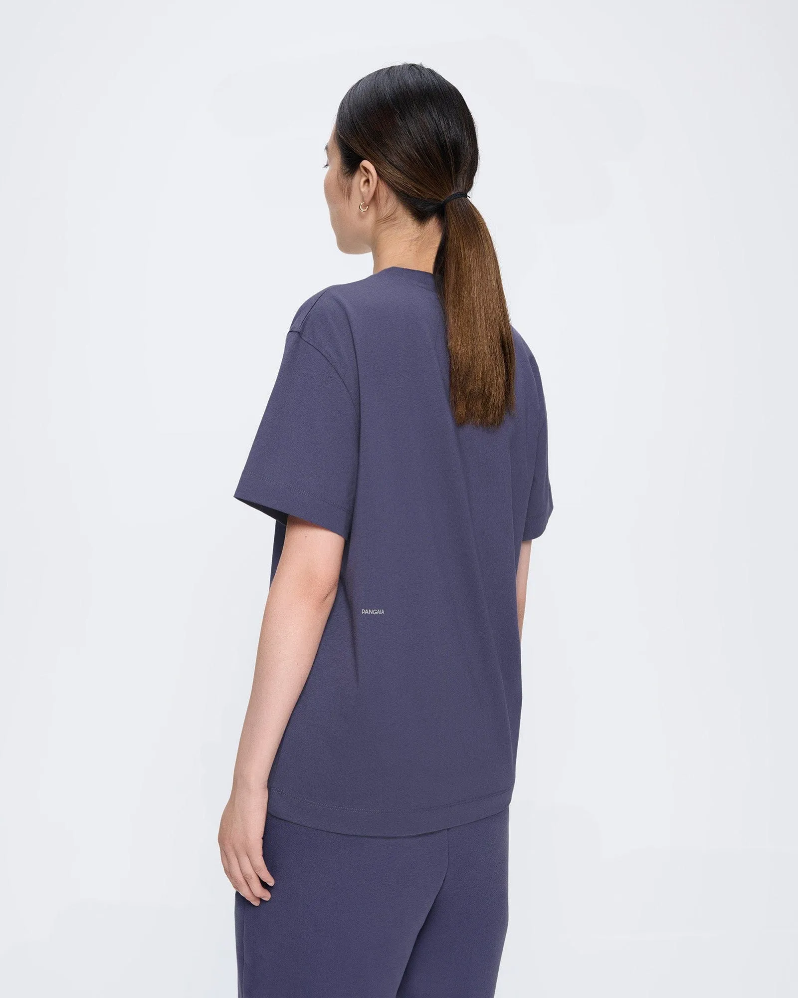 Womens 365 Midweight T-Shirt—Slate Blue sold by Pangaia product image thumbnail 4