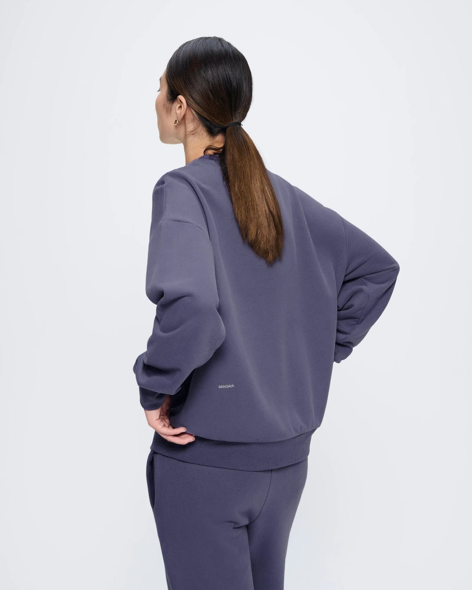 Womens 365 Midweight Sweatshirt—Slate Blue sold by Pangaia product image thumbnail 5