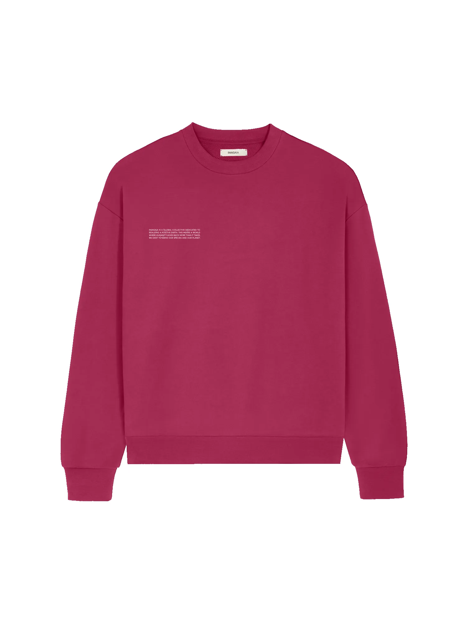 Archive Womens 365 Midweight Sweatshirt—Milkyway Maroon sold by Pangaia product image thumbnail 2