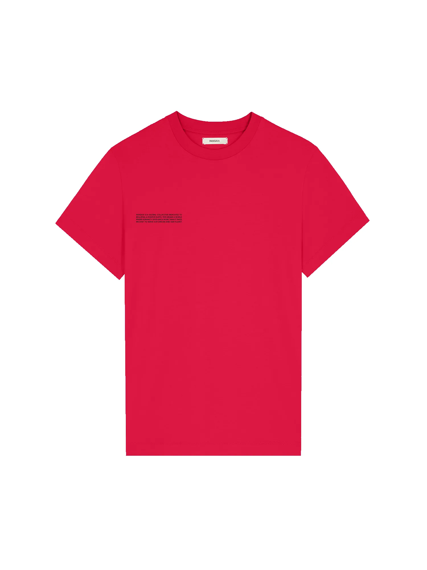 Mens 365 Midweight T-shirt—Goji Red sold by Pangaia product image thumbnail 2