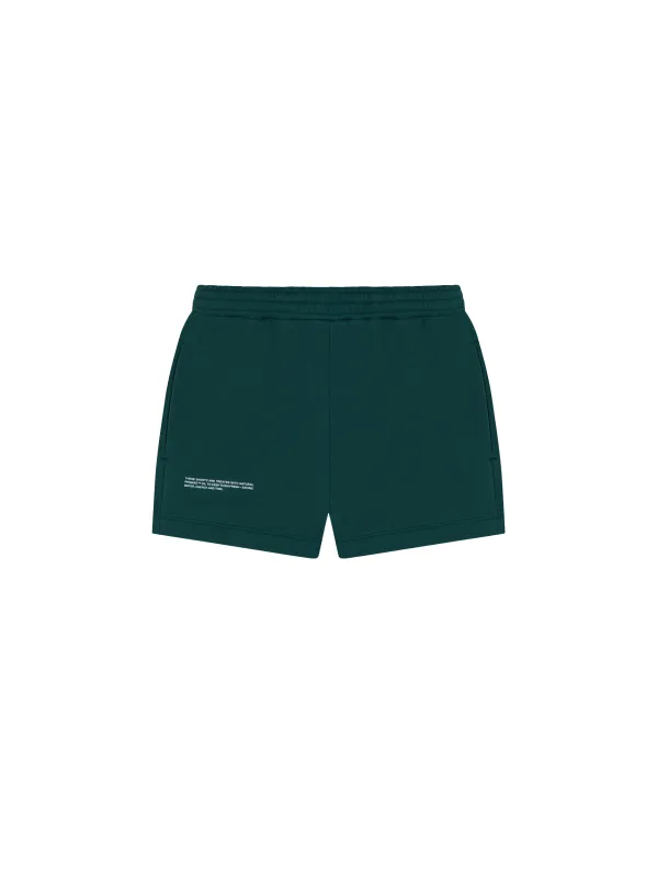 Archive Womens 365 Midweight Shorts—foliage green sold by Pangaia