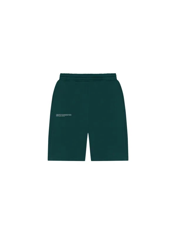 Womens 365 Midweight Long Shorts—foliage green sold by Pangaia