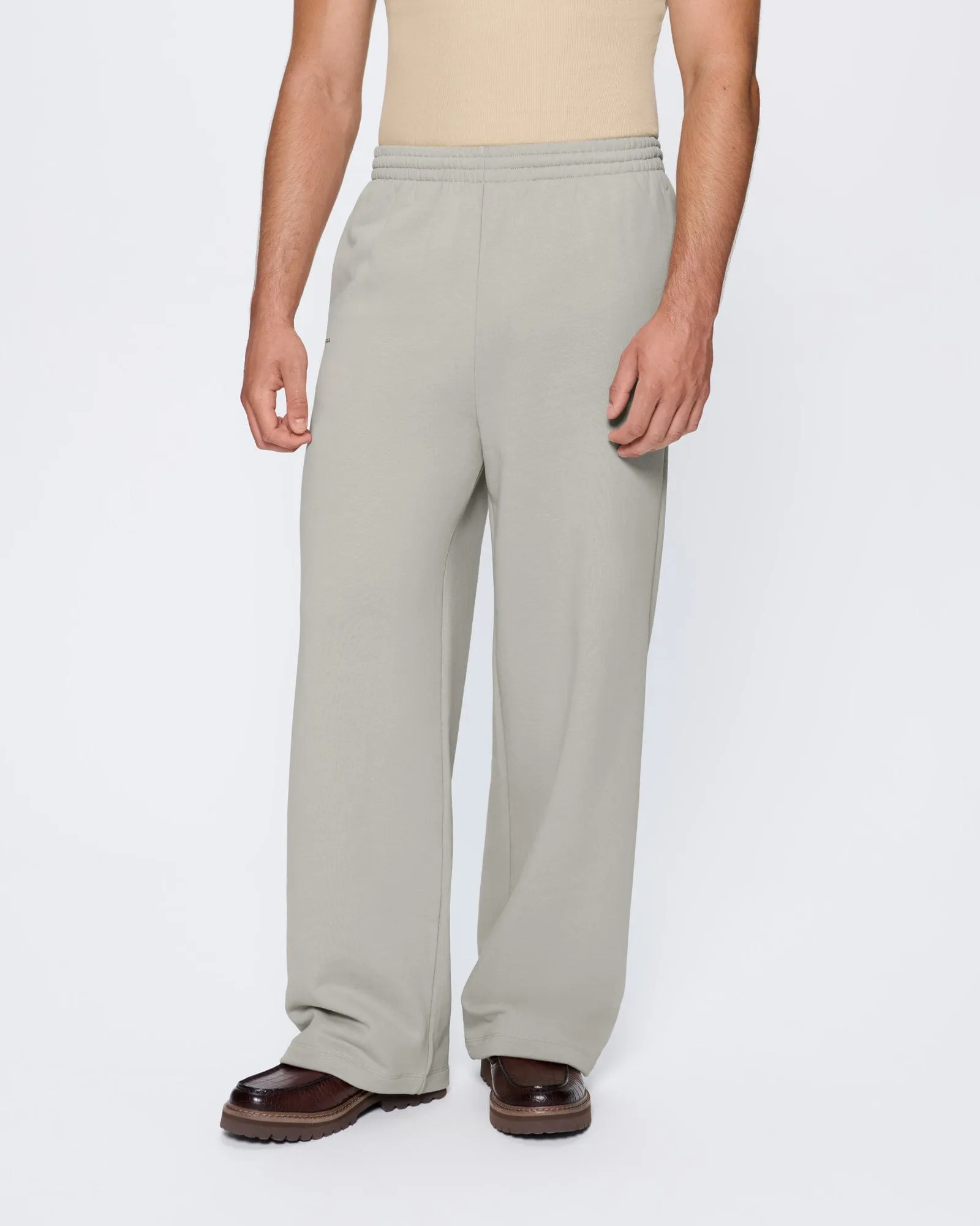 Mens 365 Heavyweight Straight Leg Track Pants—Stone sold by Pangaia product image thumbnail 4