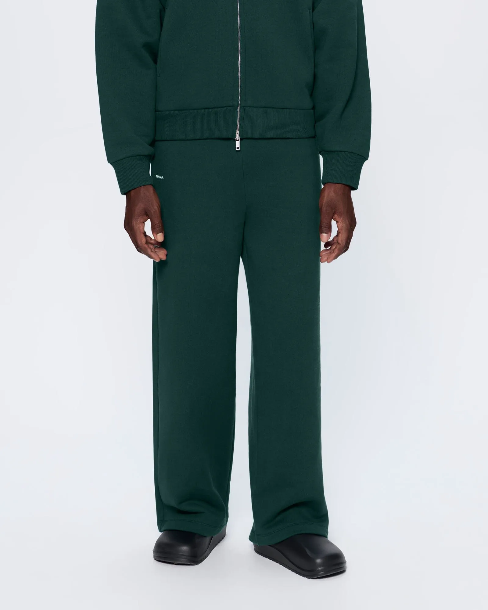 Mens 365 Heavyweight Straight Leg Track Pants—Foliage Green sold by Pangaia product image thumbnail 3