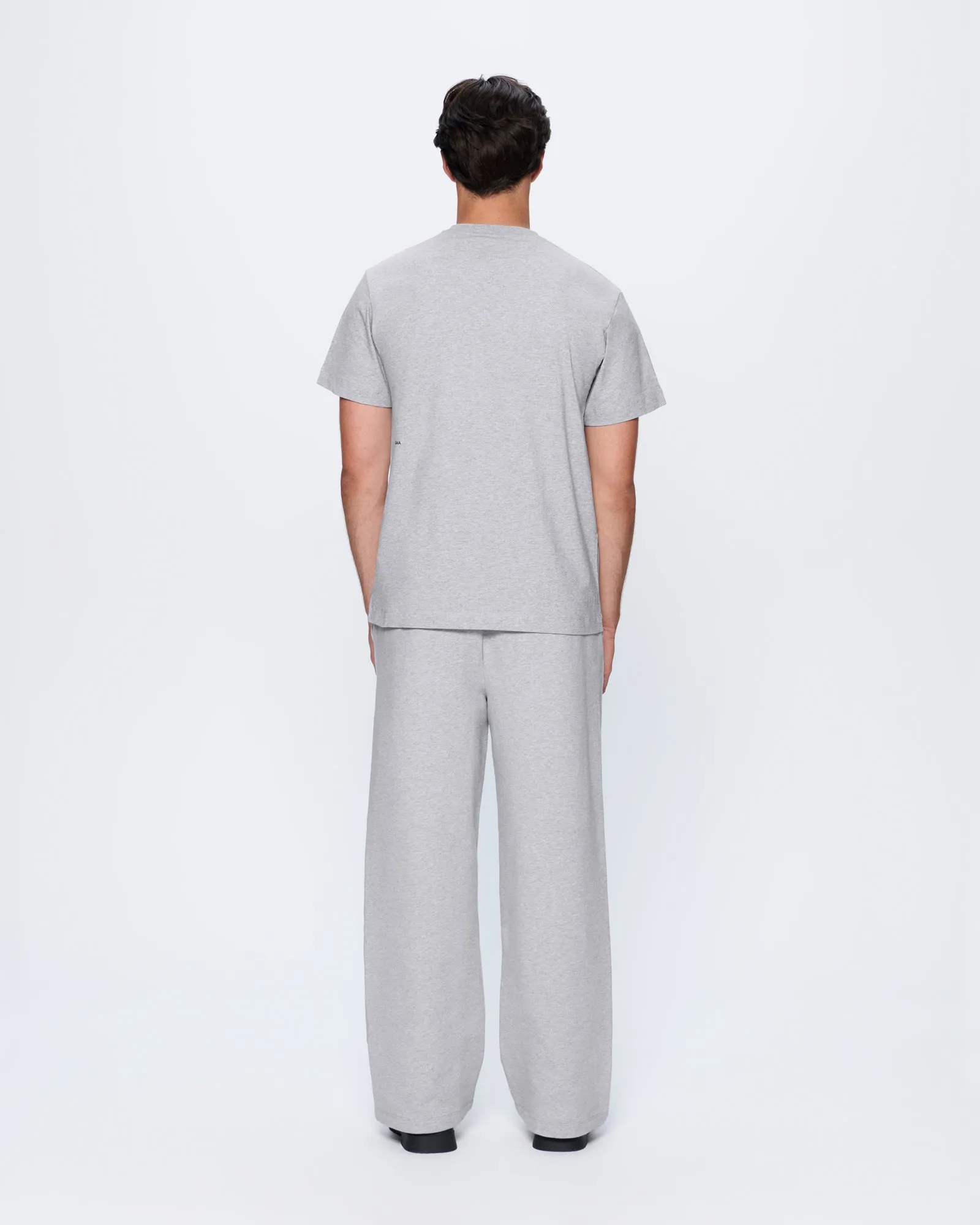 Mens 365 Heavyweight Straight Leg Track Pants—Grey Marl sold by Pangaia product image thumbnail 5