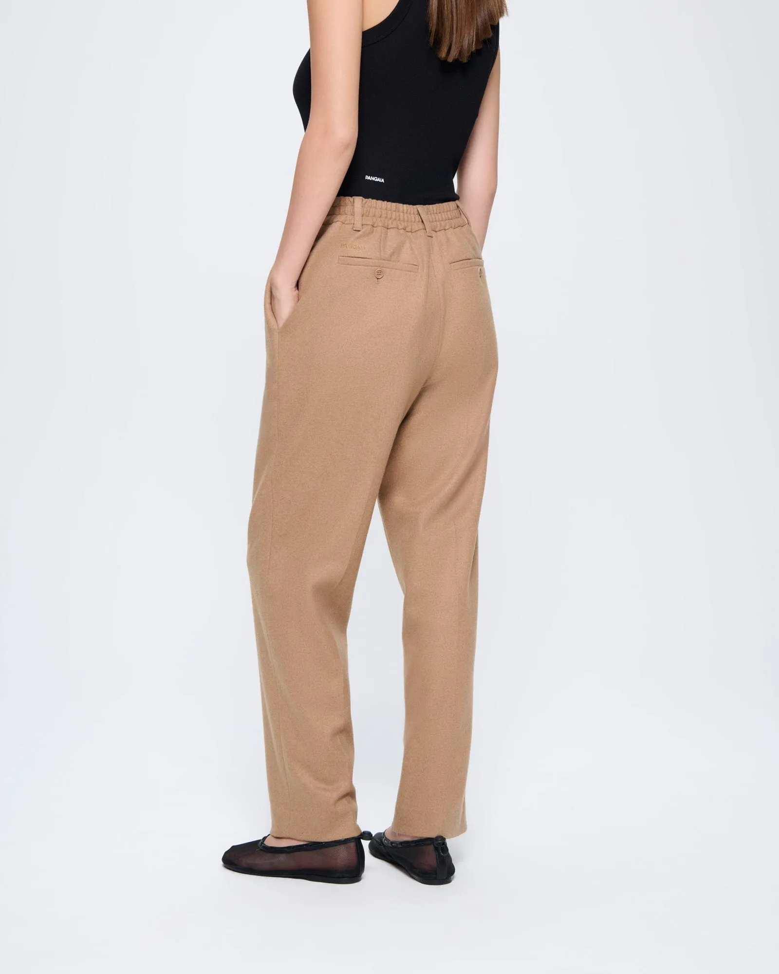 Archive Womens Recycled Wool Trousers—Desert Camel sold by Pangaia product image thumbnail 4