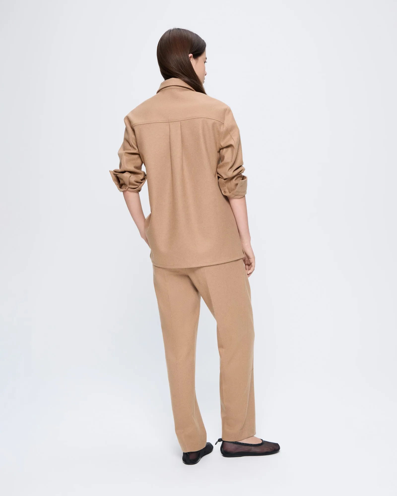 Archive Womens Recycled Wool Trousers—Desert Camel sold by Pangaia product image thumbnail 5