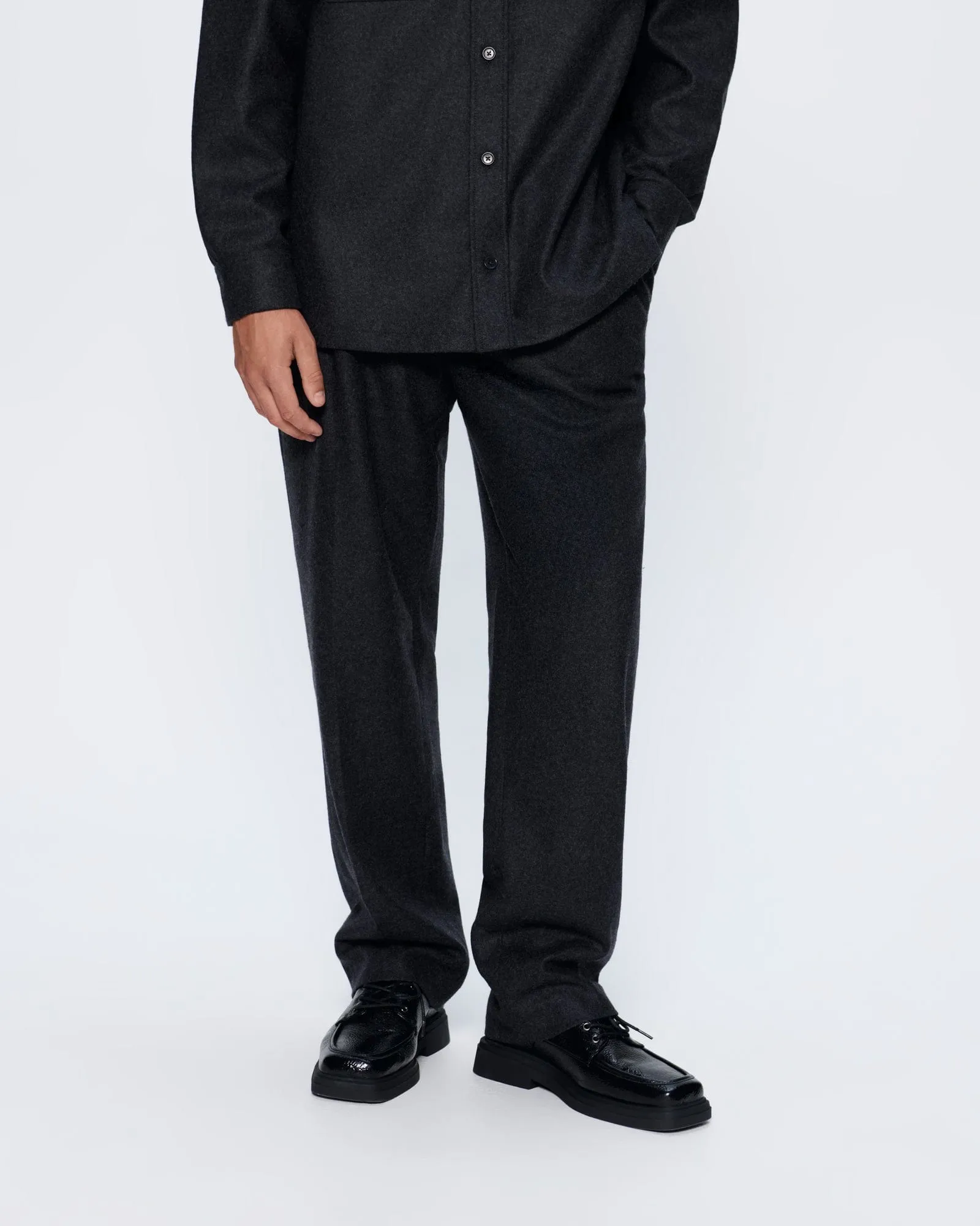 Archive Mens Recycled Wool Trousers—Mercury Grey sold by Pangaia product image thumbnail 3