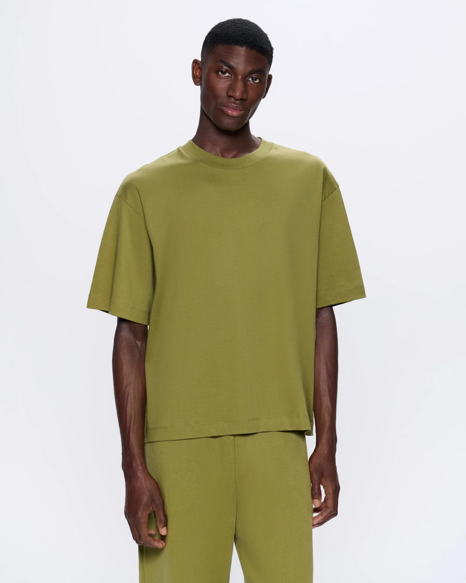 Archive Mens DNA Oversized T-Shirt—highland green sold by Pangaia