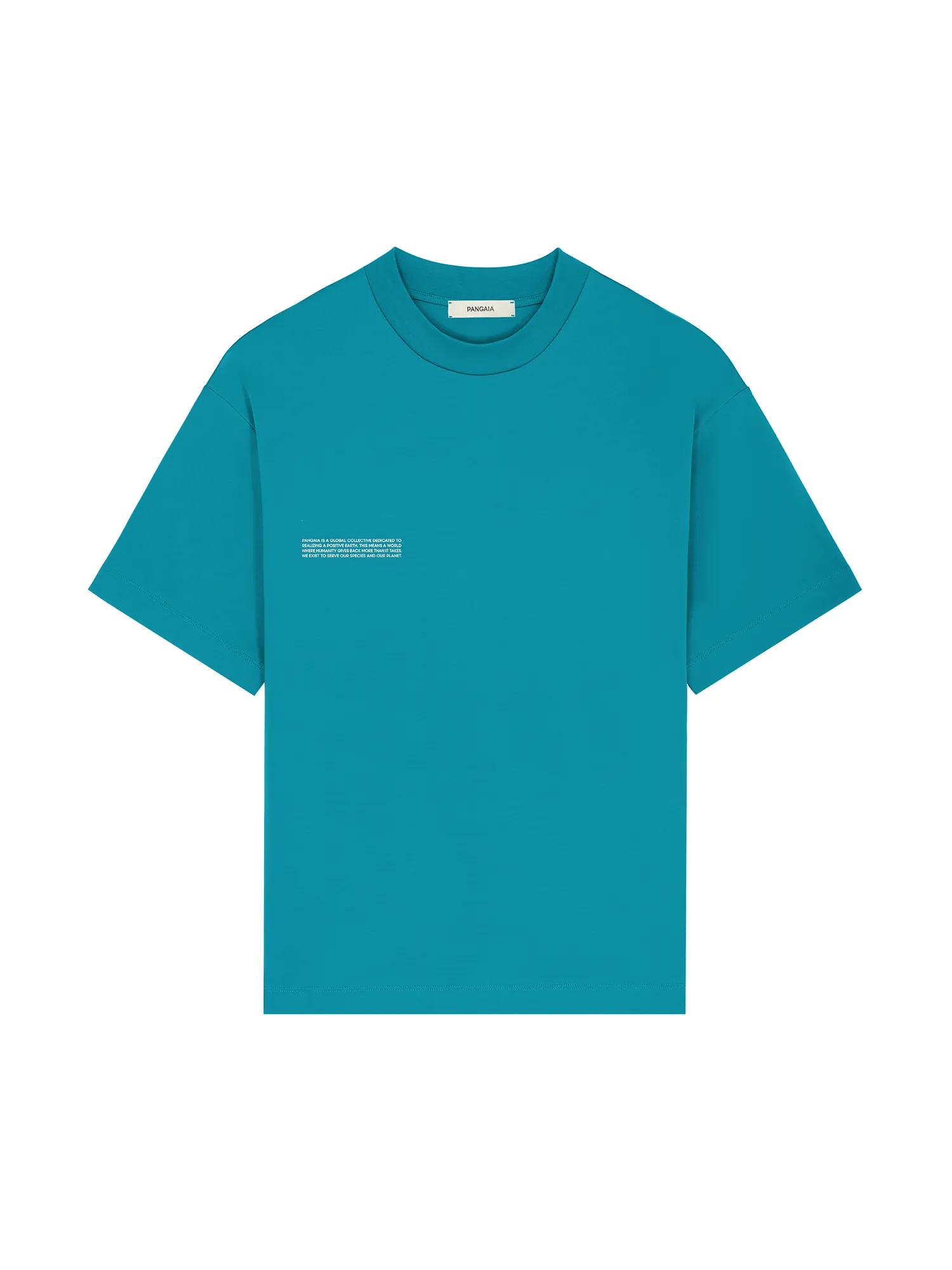 Archive Mens Interlock Oversized T-Shirt—Malachite Green sold by Pangaia product image thumbnail 2