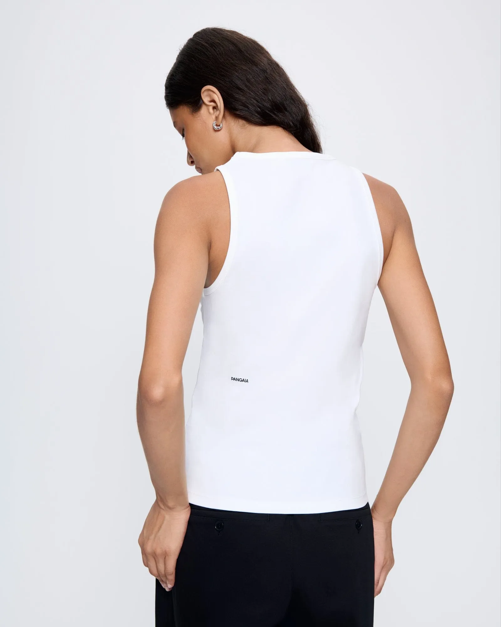 Archive Womens Interlock Tank Top—Off-White sold by Pangaia product image thumbnail 4