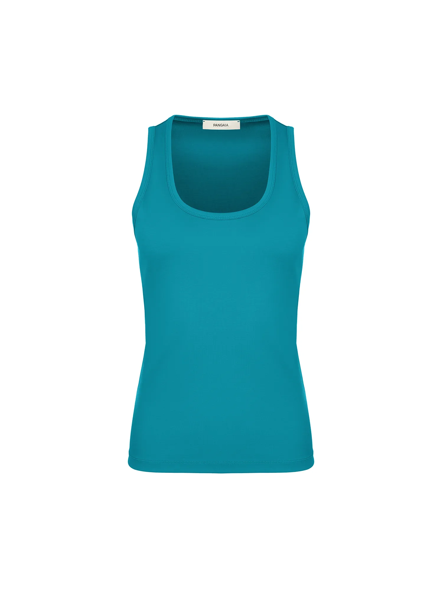Womens Interlock Tank Top—Malachite Green sold by Pangaia product image thumbnail 2