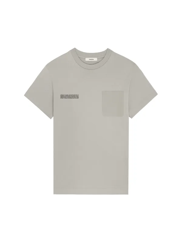 Archive Mens 365 Lightweight Pocket T-Shirt—Stone sold by Pangaia