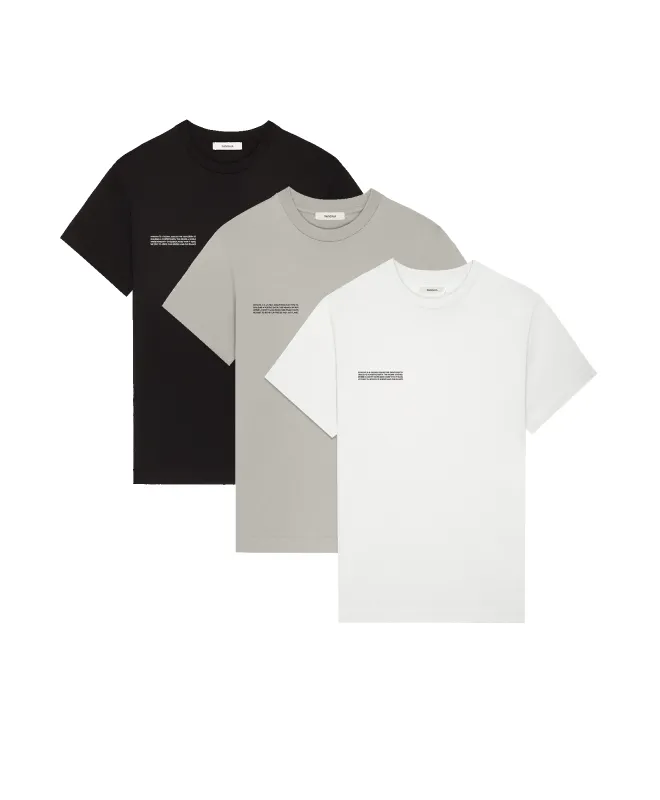 Archive Womens 365 Lightweight T-shirt Bundle—Multi made by Pangaia