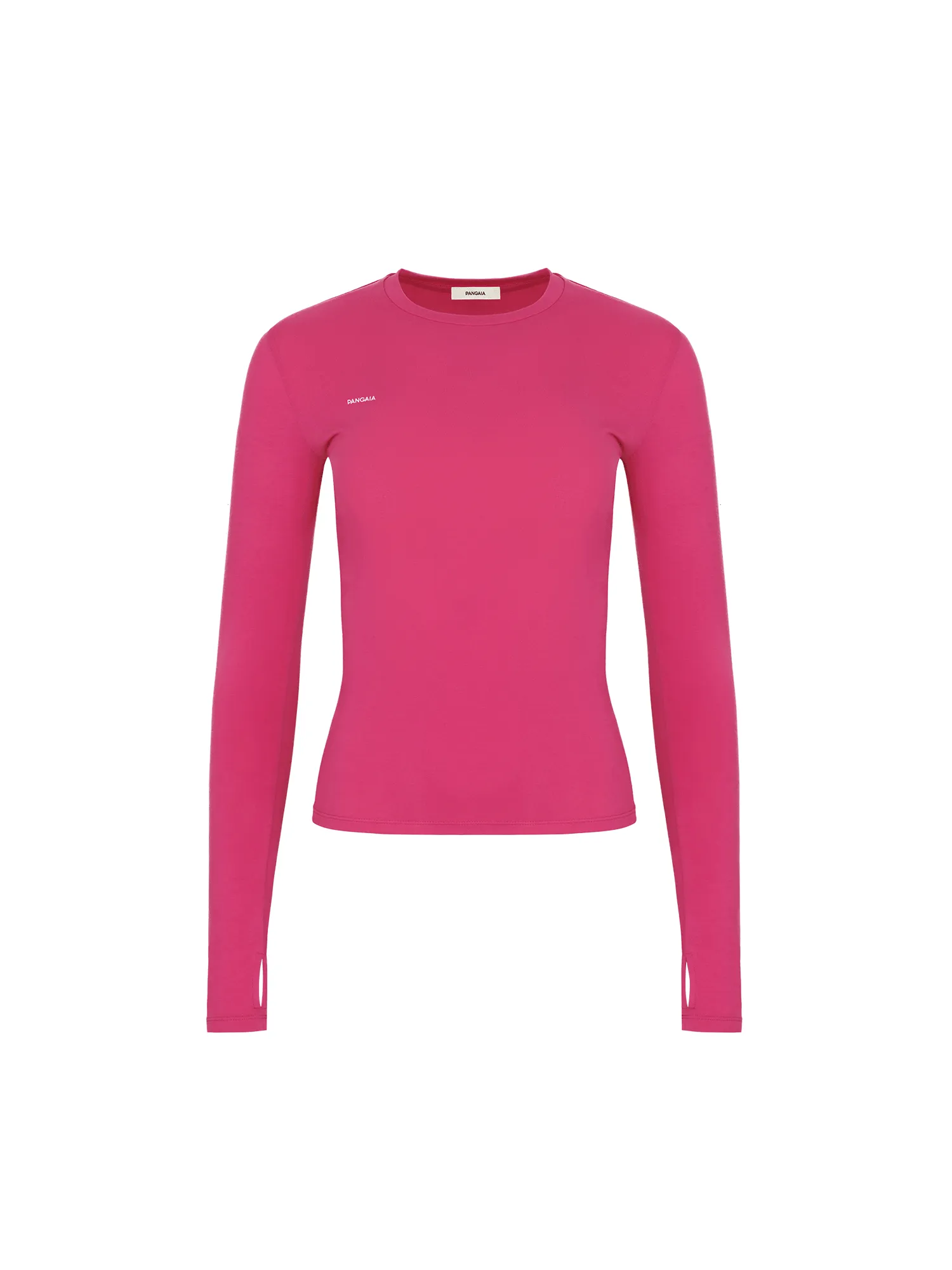Archive Womens 365 Cotton-Stretch Long-Sleeved Top—Howlite Pink sold by Pangaia