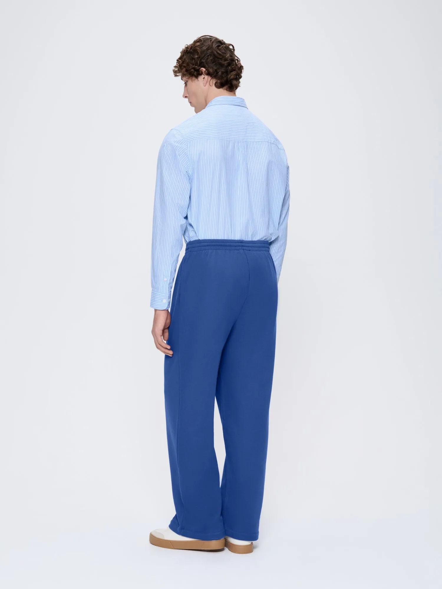 Mens 365 Midweight Straight Leg Track Pants—Gaia Blue sold by Pangaia product image thumbnail 5