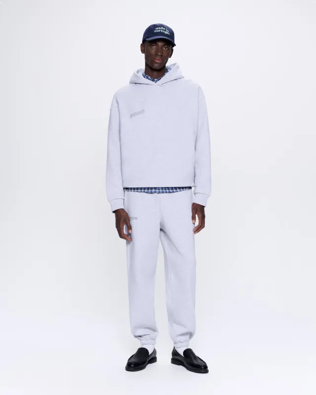 Mens 365 Heavyweight Track Pants—grey marl sold by Pangaia