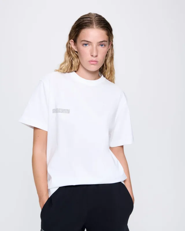 Womens 365 Midweight T-shirt—Off-White sold by Pangaia