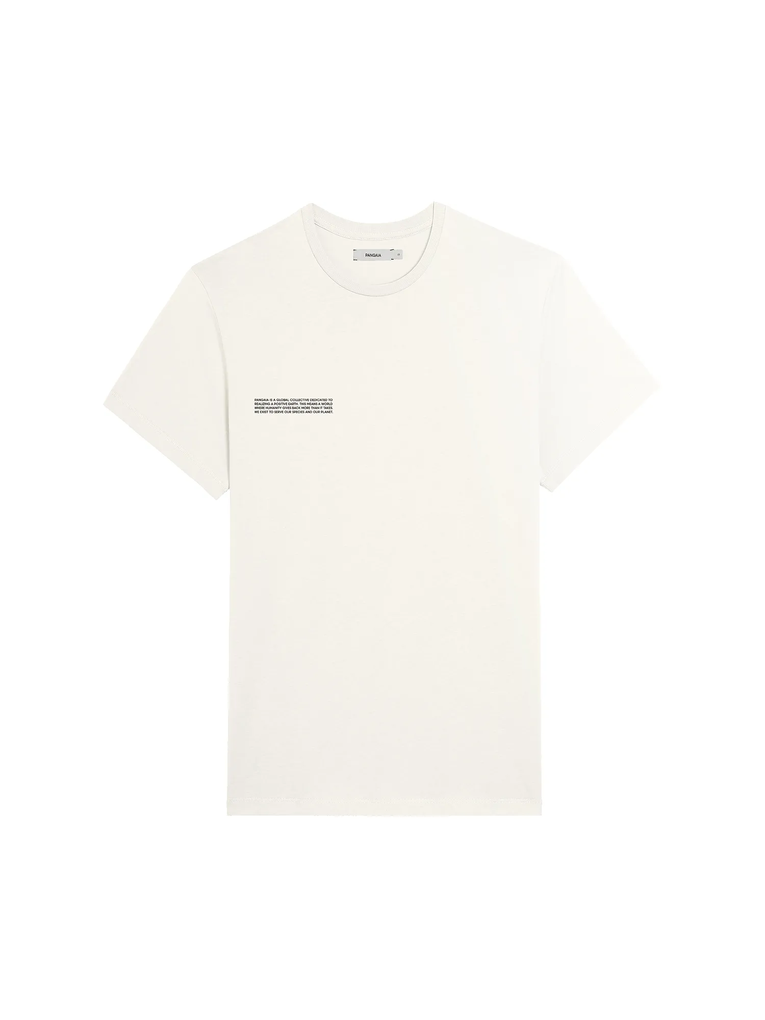 Mens 365 Midweight T-shirt—Off-White sold by Pangaia product image thumbnail 2