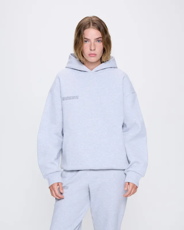 Womens 365 Heavyweight Hoodie—grey marl sold by Pangaia
