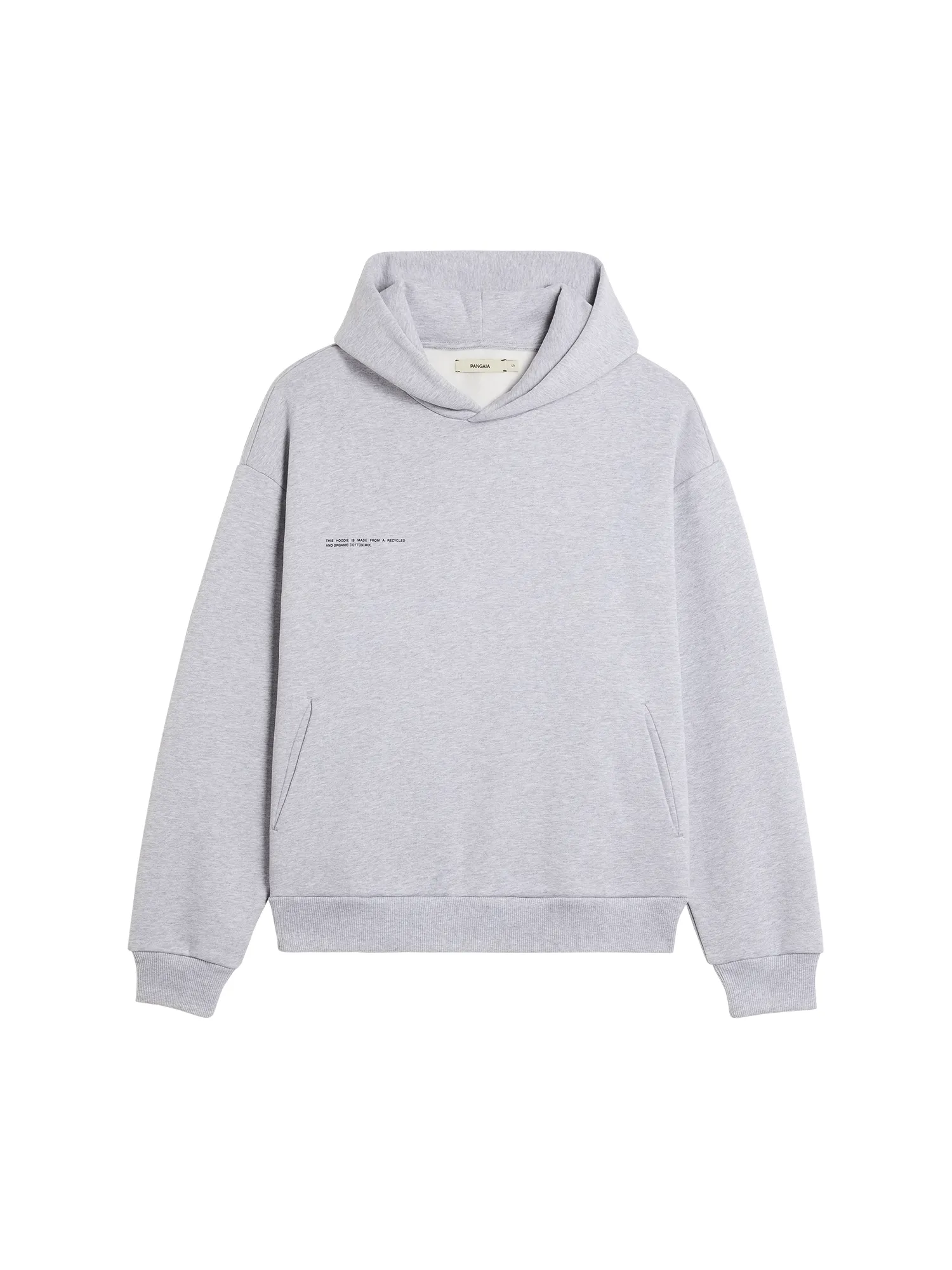 Womens 365 Heavyweight Hoodie—grey marl sold by Pangaia product image thumbnail 2