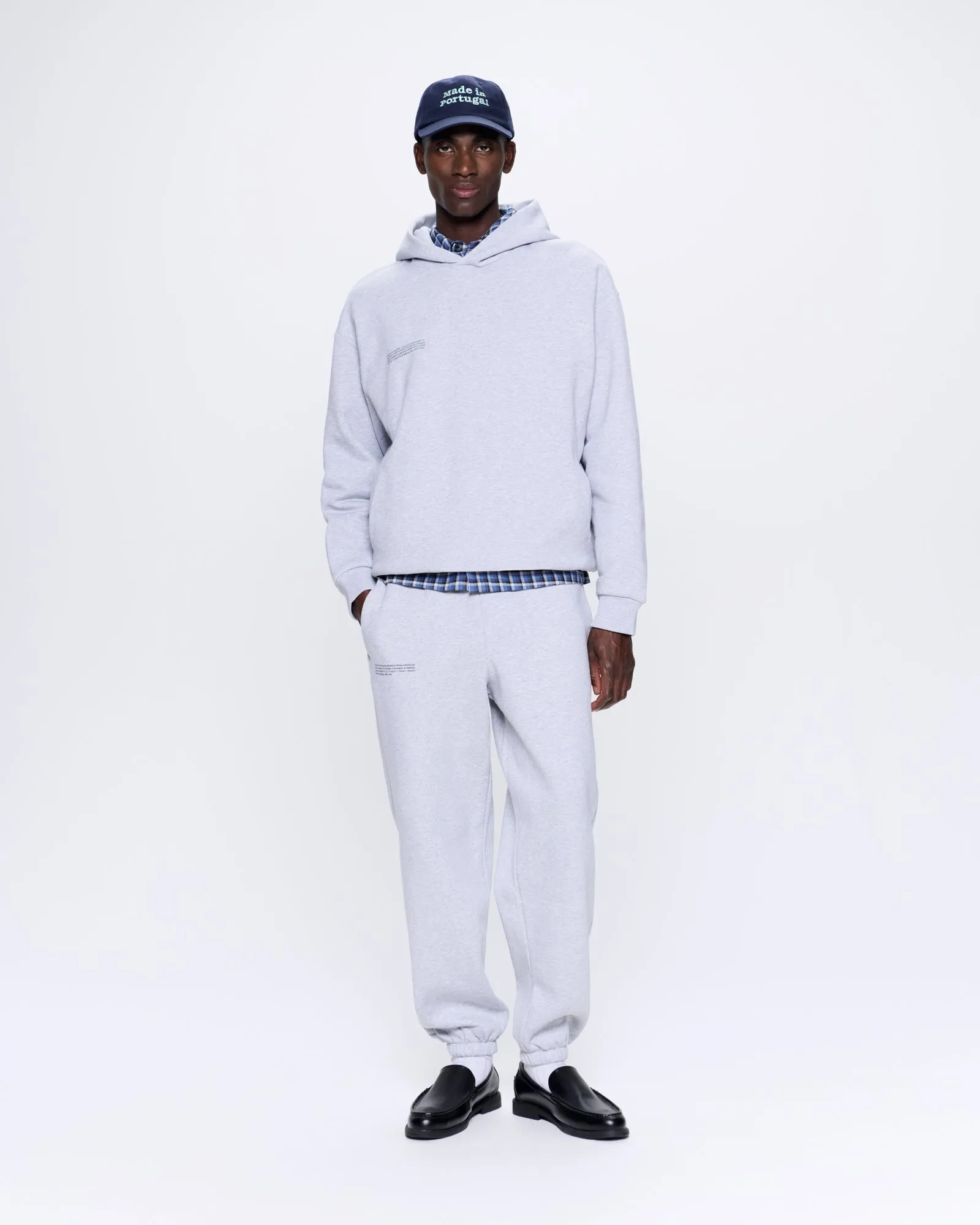 Mens 365 Heavyweight Hoodie—grey marl sold by Pangaia product image thumbnail 3