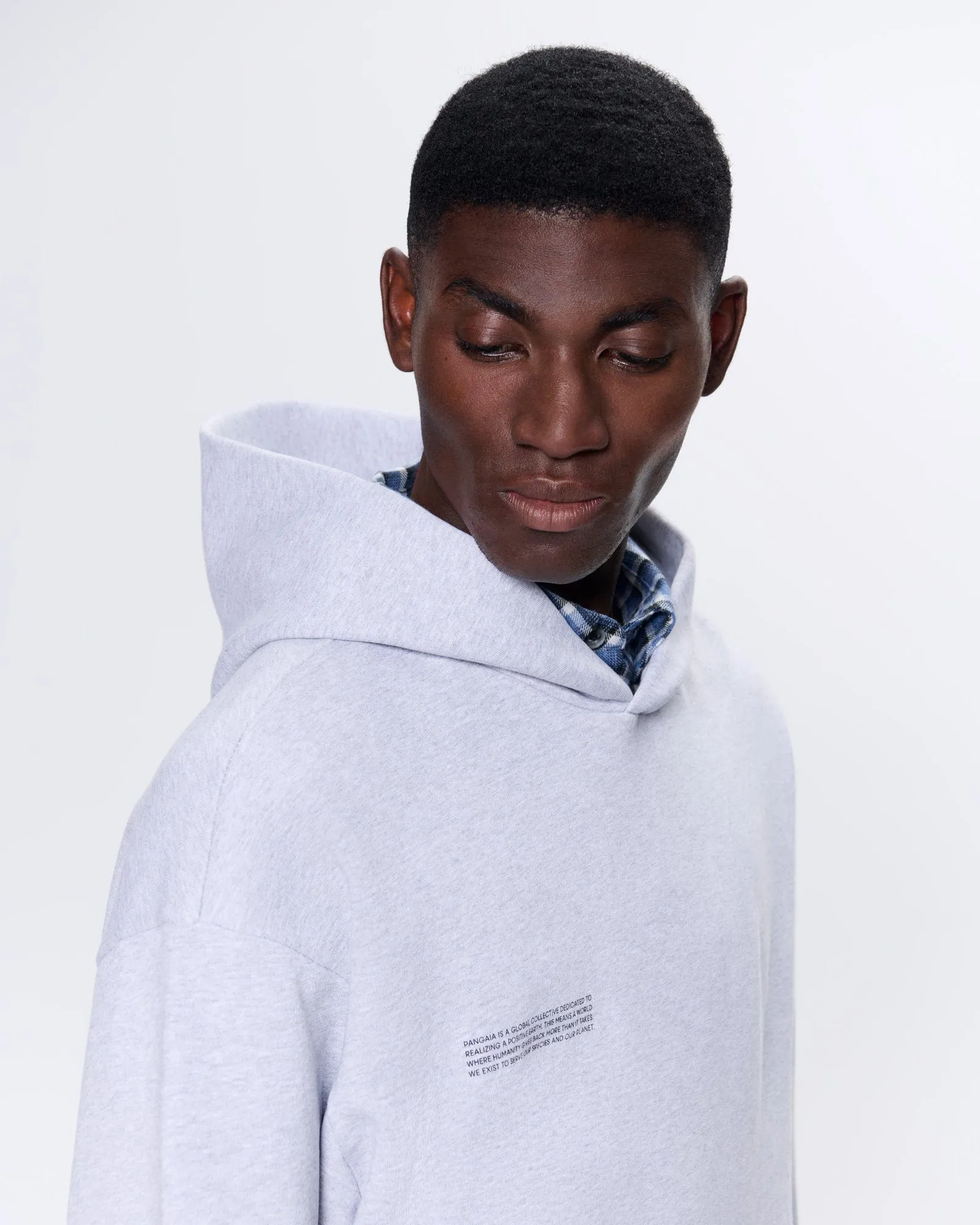 Mens 365 Heavyweight Hoodie—grey marl sold by Pangaia product image thumbnail 5