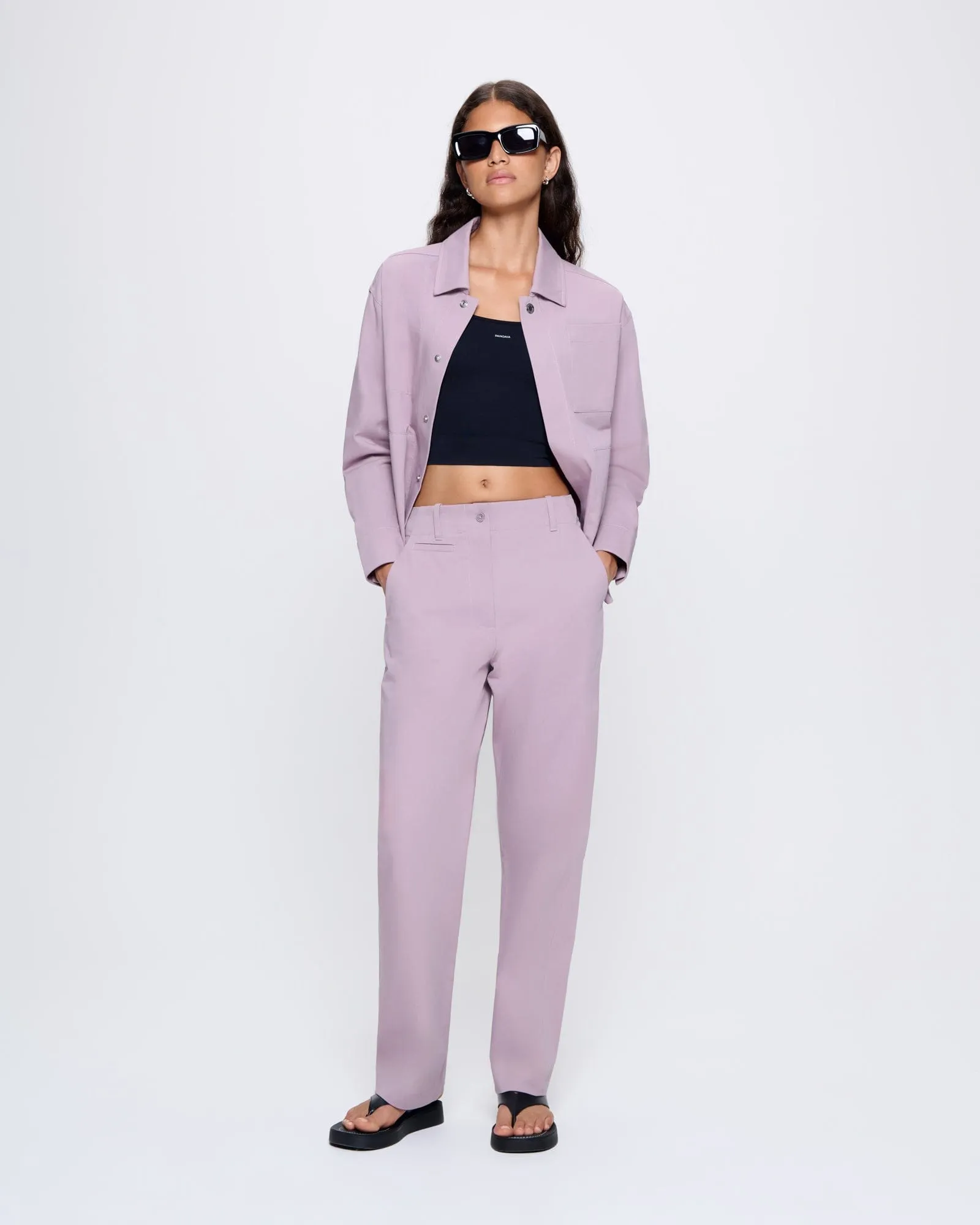 Women's DNA Utility Jacket—raisin purple sold by Pangaia product image thumbnail 3