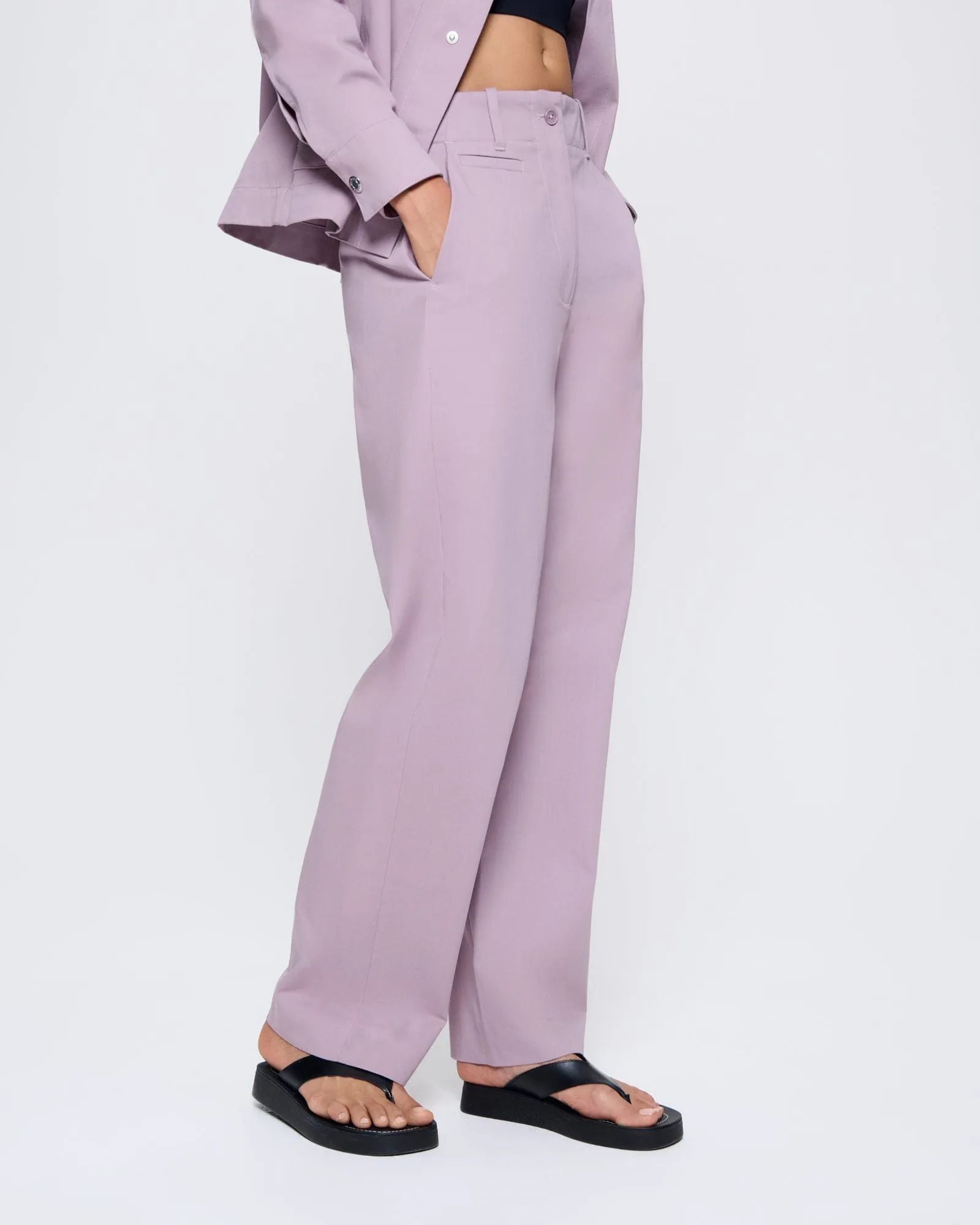 Archive Womens DNA Utility Trousers—raisin purple sold by Pangaia product image thumbnail 3