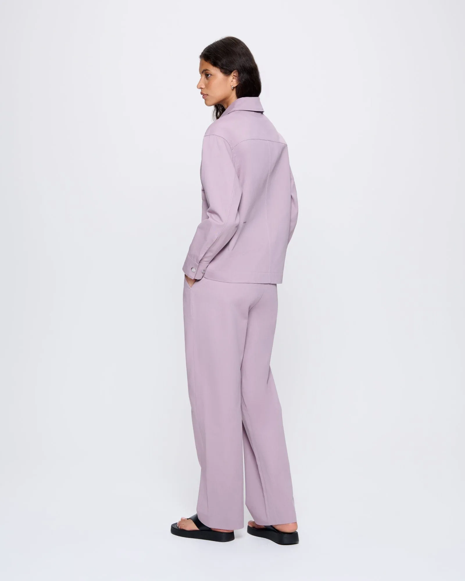 Archive Womens DNA Utility Trousers—raisin purple sold by Pangaia product image thumbnail 4