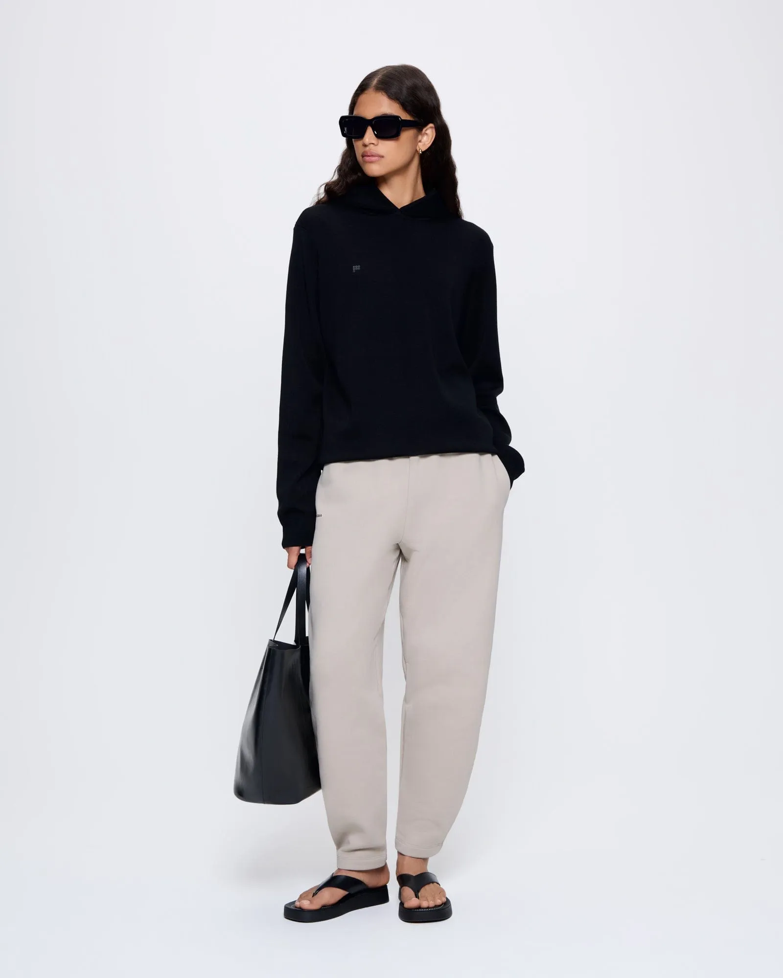 Archive Womens Regenerative Merino Wool Hoodie—black sold by Pangaia product image thumbnail 3