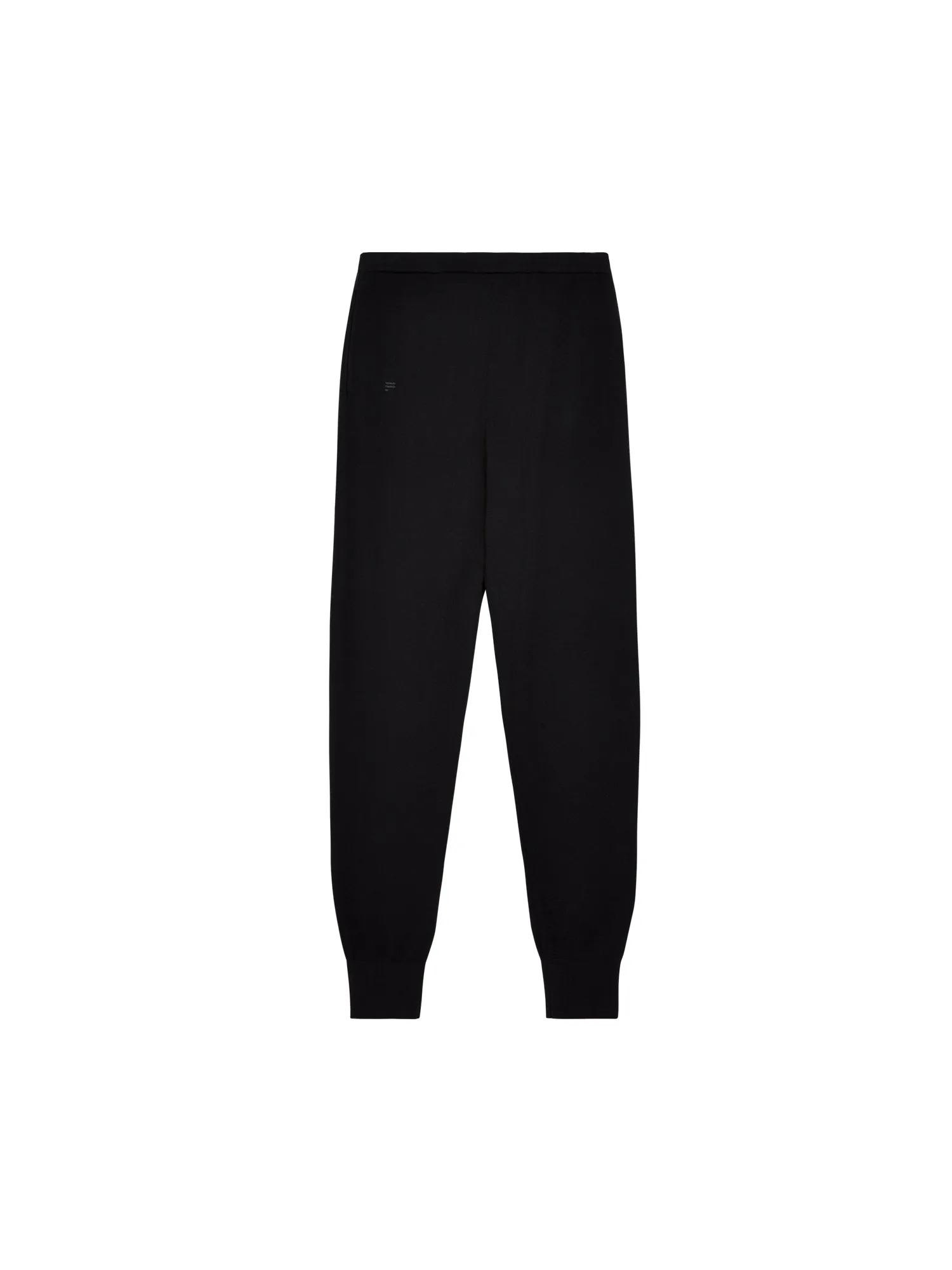 Womens Regenerative Merino Wool Track Pants—black sold by Pangaia product image thumbnail 2