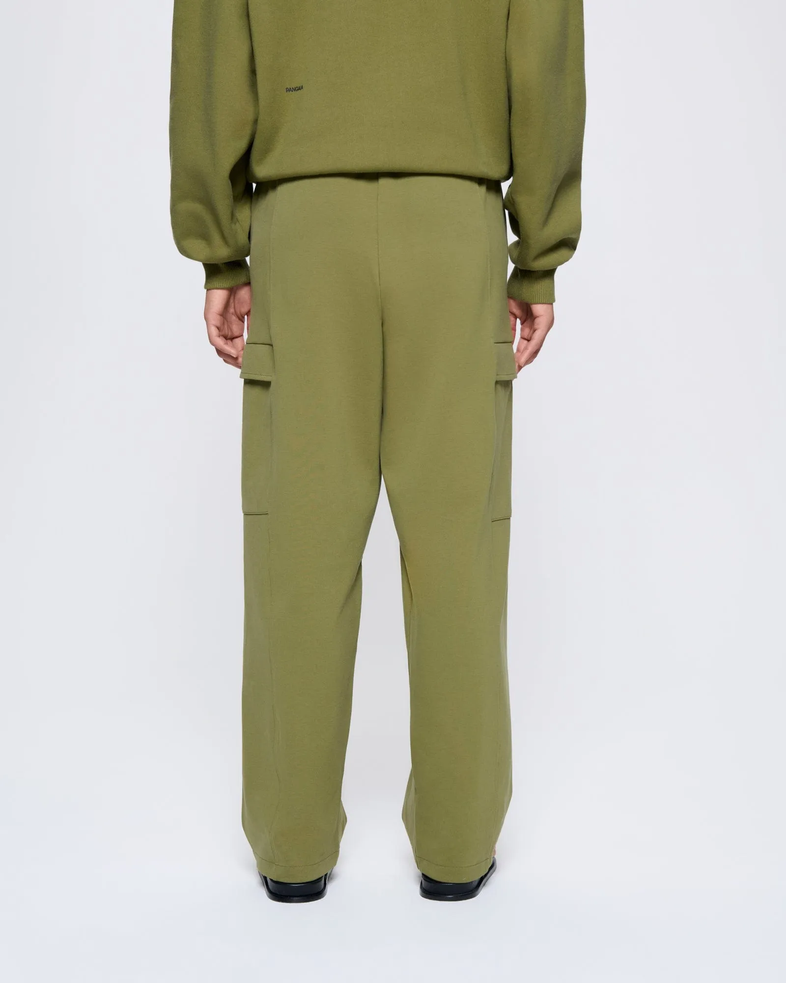 Womens DNA Double Jersey Cargo Trousers—highland green sold by Pangaia product image thumbnail 5