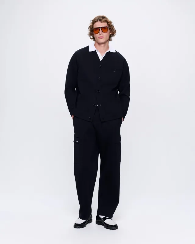 Mens DNA Double Jersey Liner Jacket—black sold by Pangaia