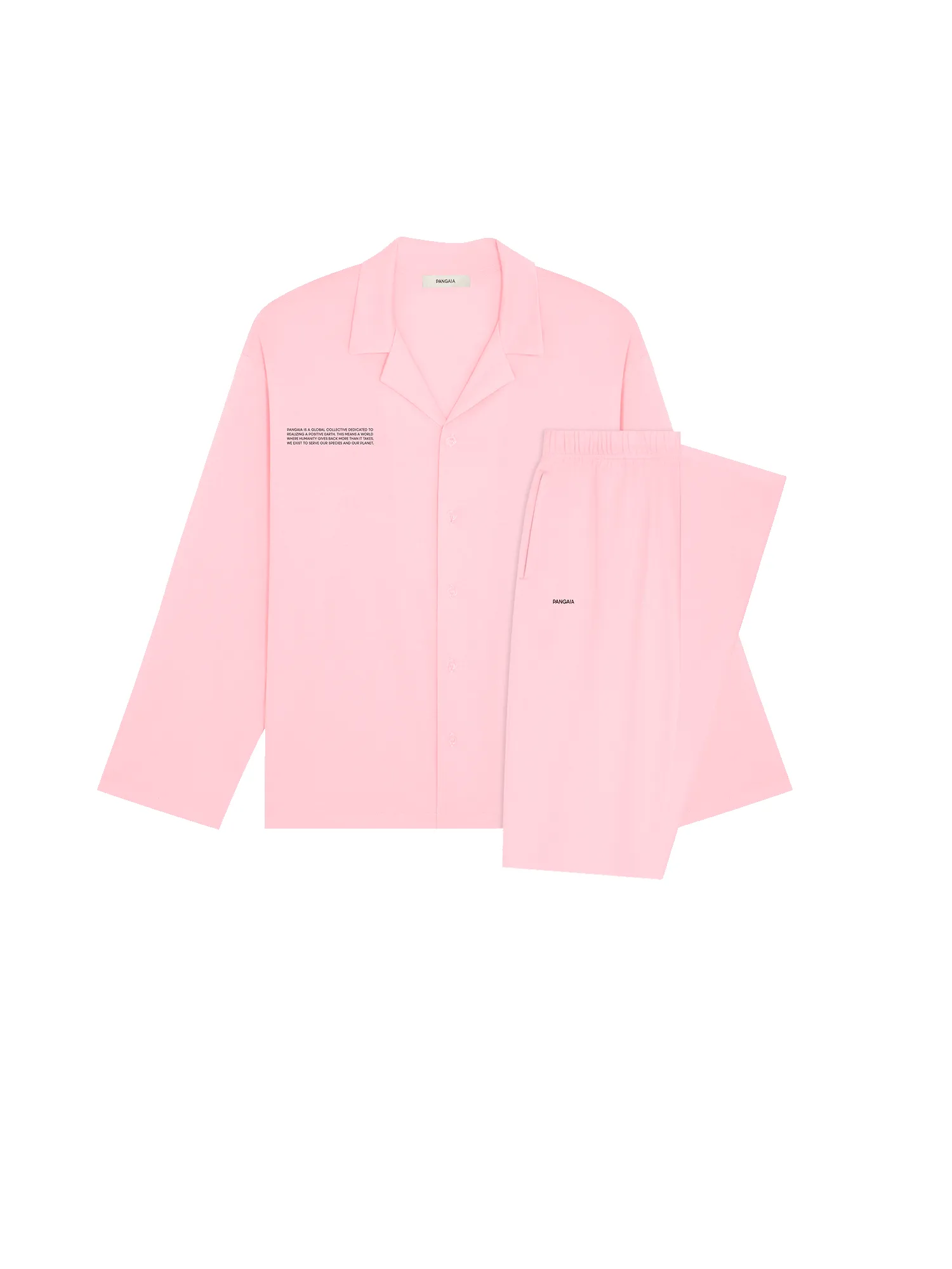 Mens 365 Lightweight Long Pyjama Set —magnolia pink sold by Pangaia product image thumbnail 2