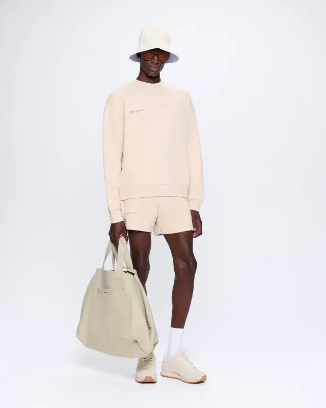 Mens 365 Midweight Shorts—sand sold by Pangaia