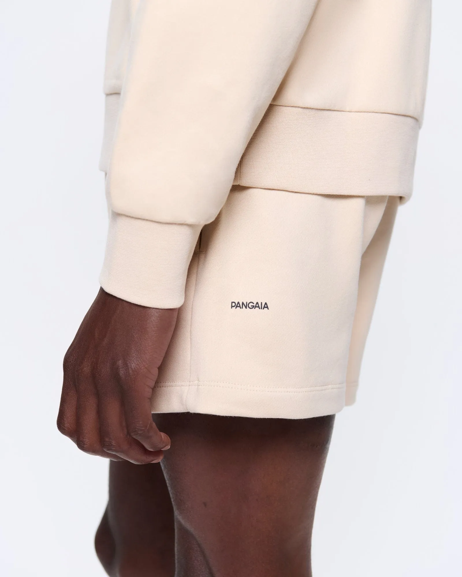 Mens 365 Midweight Shorts—sand sold by Pangaia product image thumbnail 4