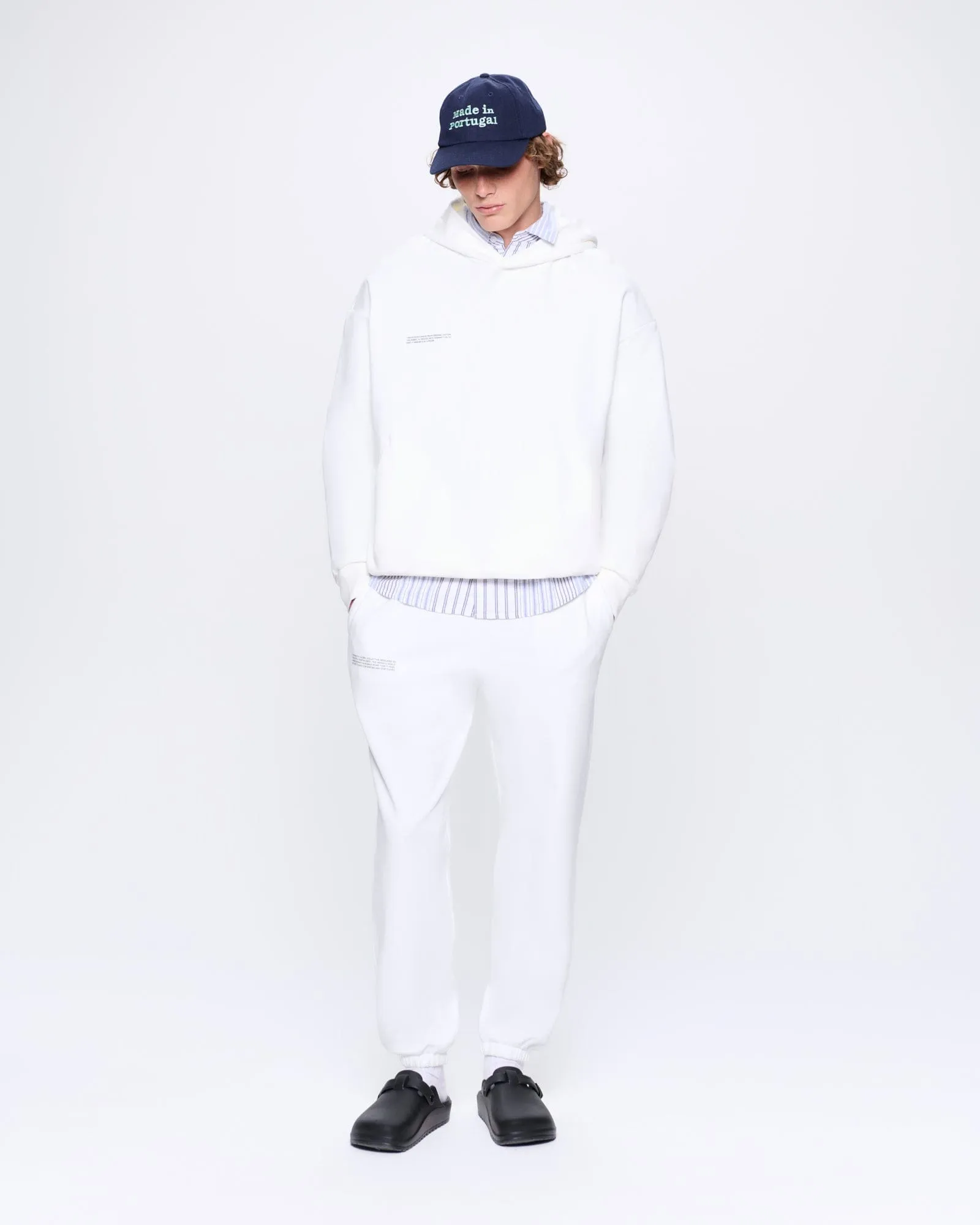 Mens 365 Midweight Hoodie—off-white sold by Pangaia product image thumbnail 3