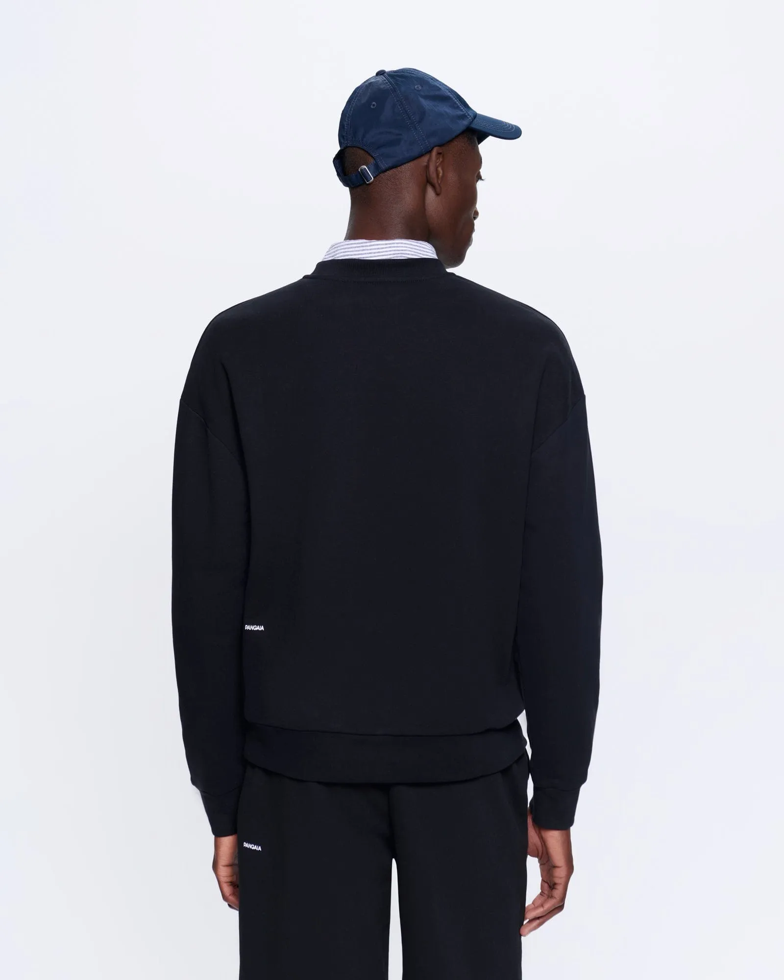 Mens 365 Midweight Sweatshirt—black sold by Pangaia product image thumbnail 5