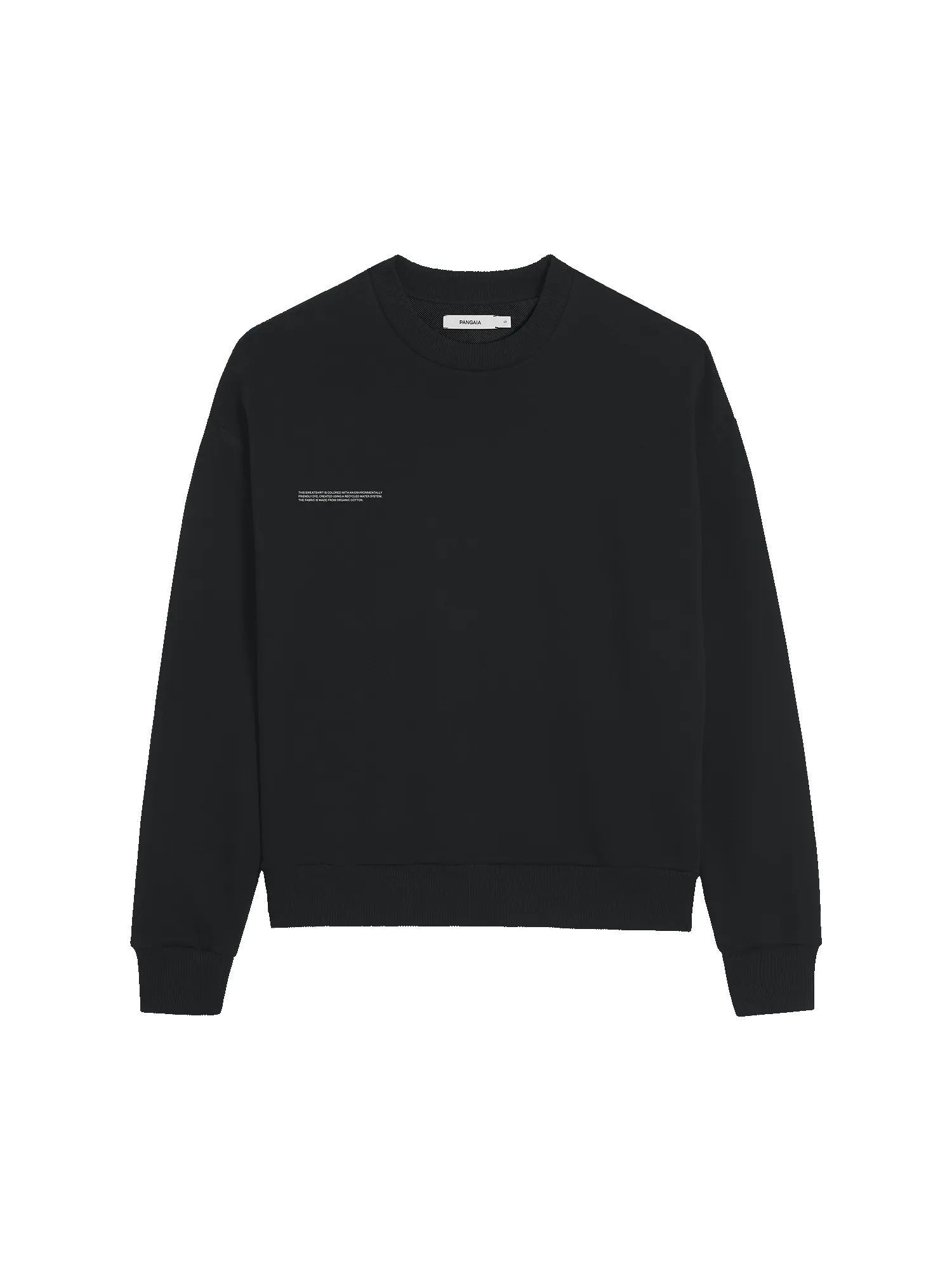 Mens 365 Midweight Sweatshirt—black sold by Pangaia product image thumbnail 2