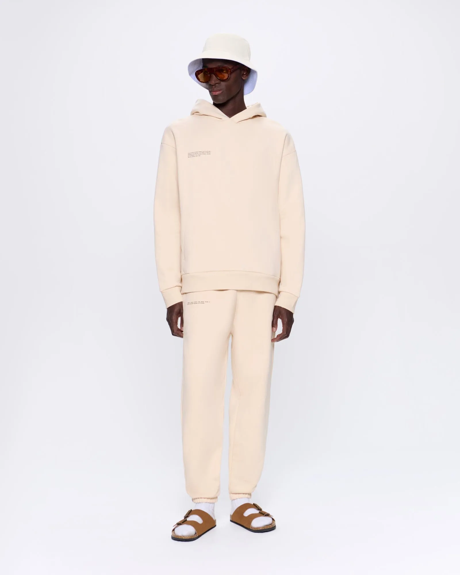 Mens 365 Heavyweight Hoodie—sand sold by Pangaia product image thumbnail 3