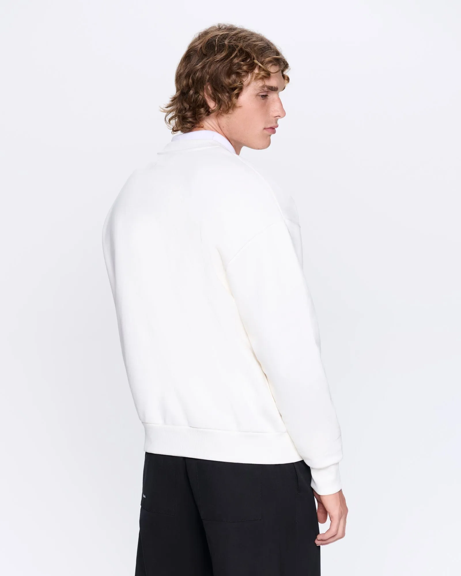 Mens 365 Heavyweight Sweatshirt—off-white sold by Pangaia product image thumbnail 4