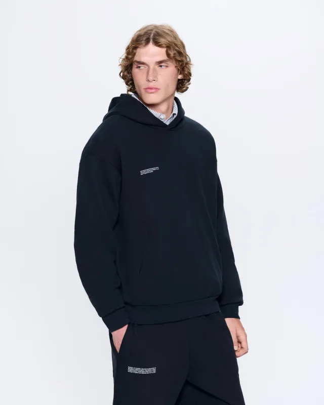 Mens 365 Midweight Hoodie—black sold by Pangaia