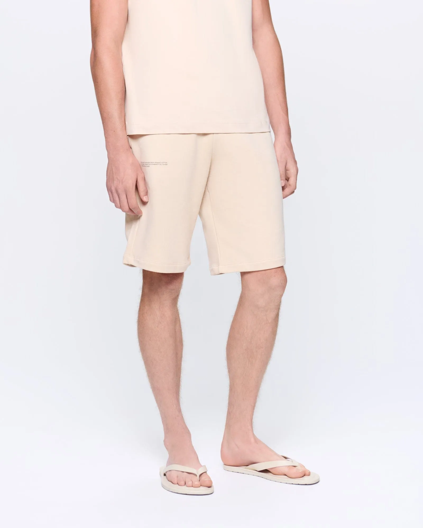 Mens 365 Midweight Long Shorts—sand sold by Pangaia product image thumbnail 4