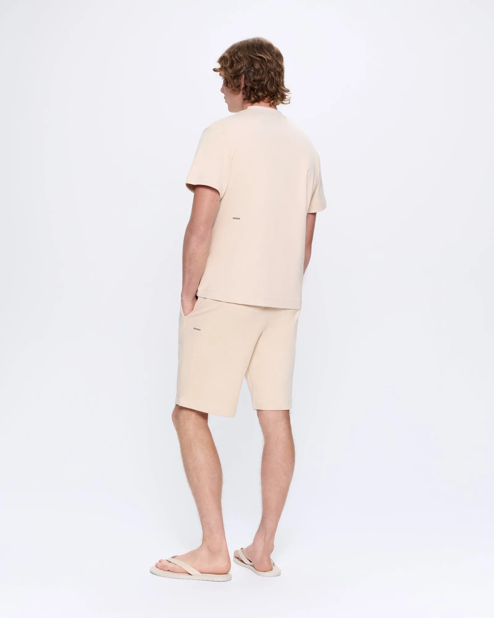 Mens 365 Midweight Long Shorts—sand sold by Pangaia product image thumbnail 5