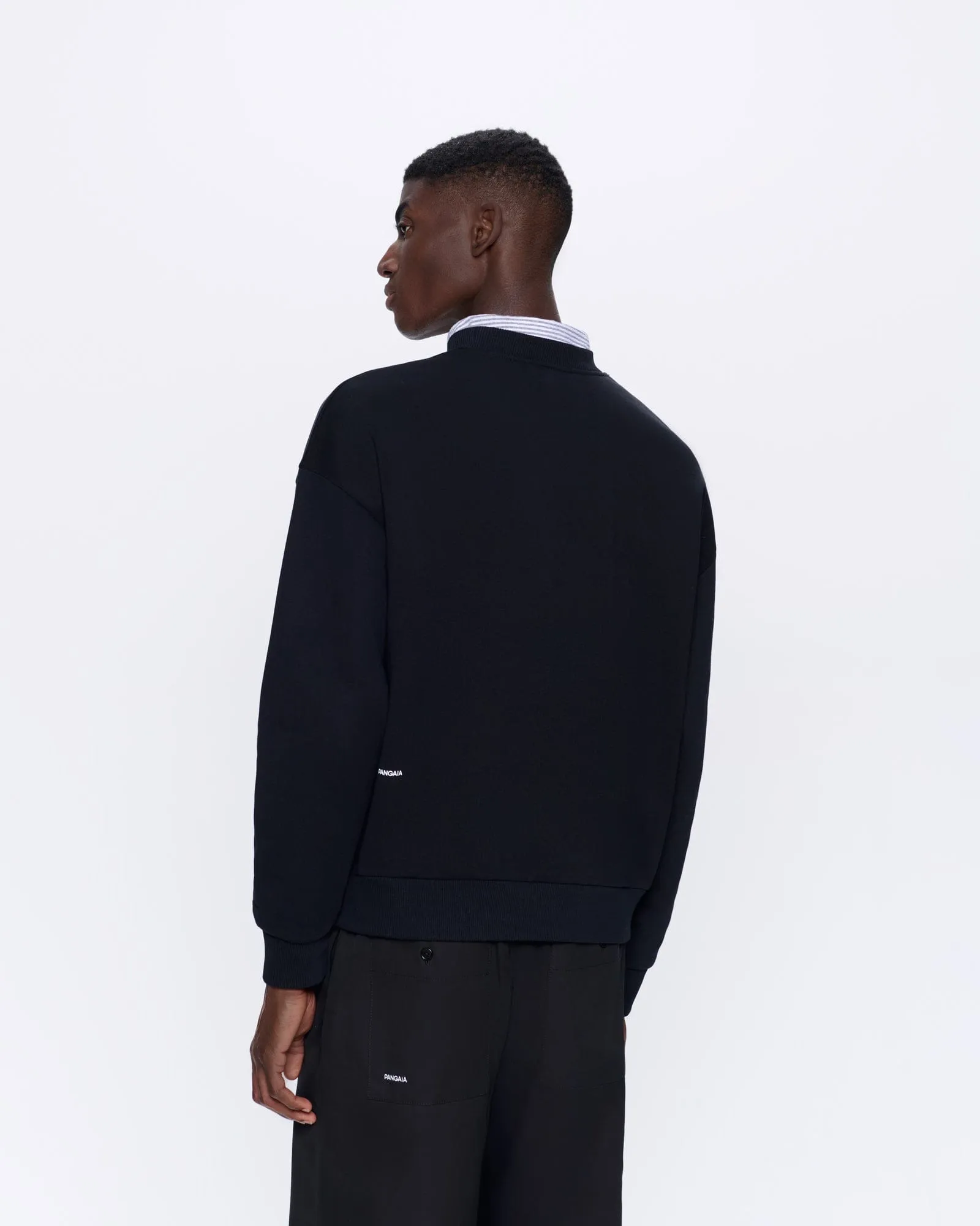 Mens 365 Heavyweight Sweatshirt—black sold by Pangaia product image thumbnail 5