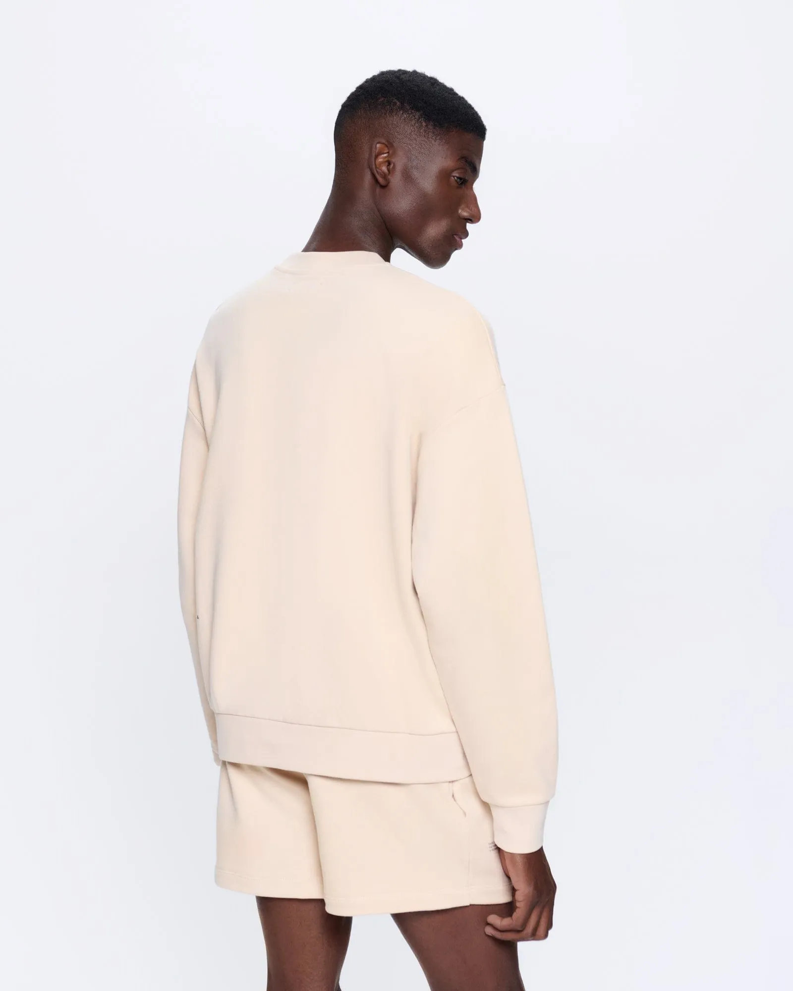 Mens 365 Midweight Sweatshirt—sand sold by Pangaia product image thumbnail 4