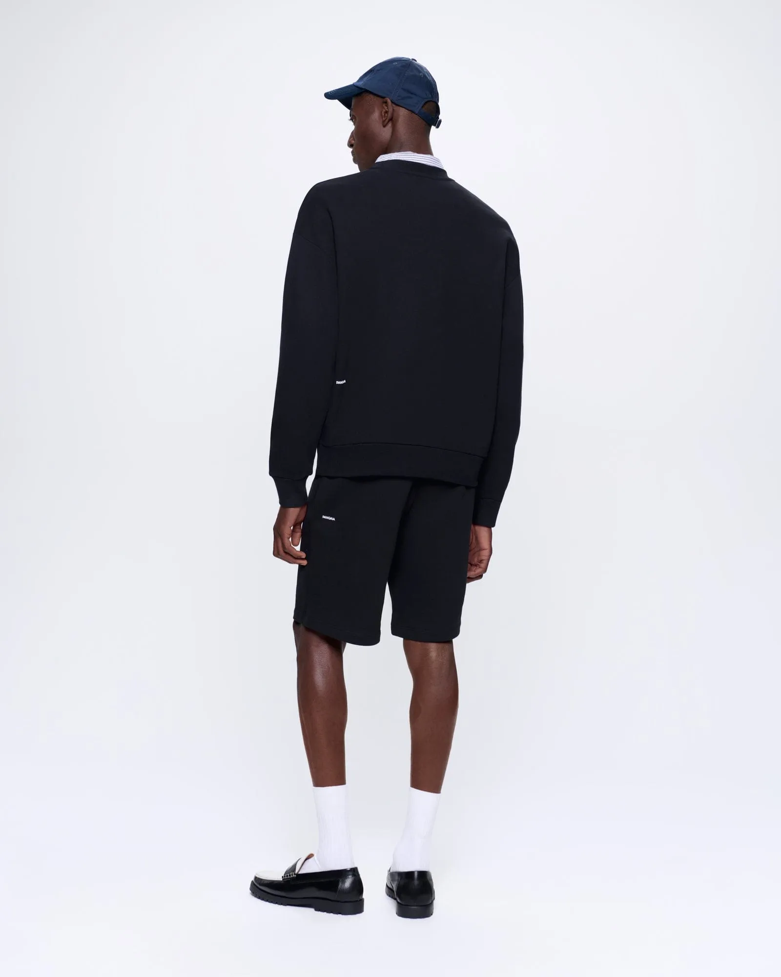 Mens 365 Midweight Long Shorts—black sold by Pangaia product image thumbnail 5