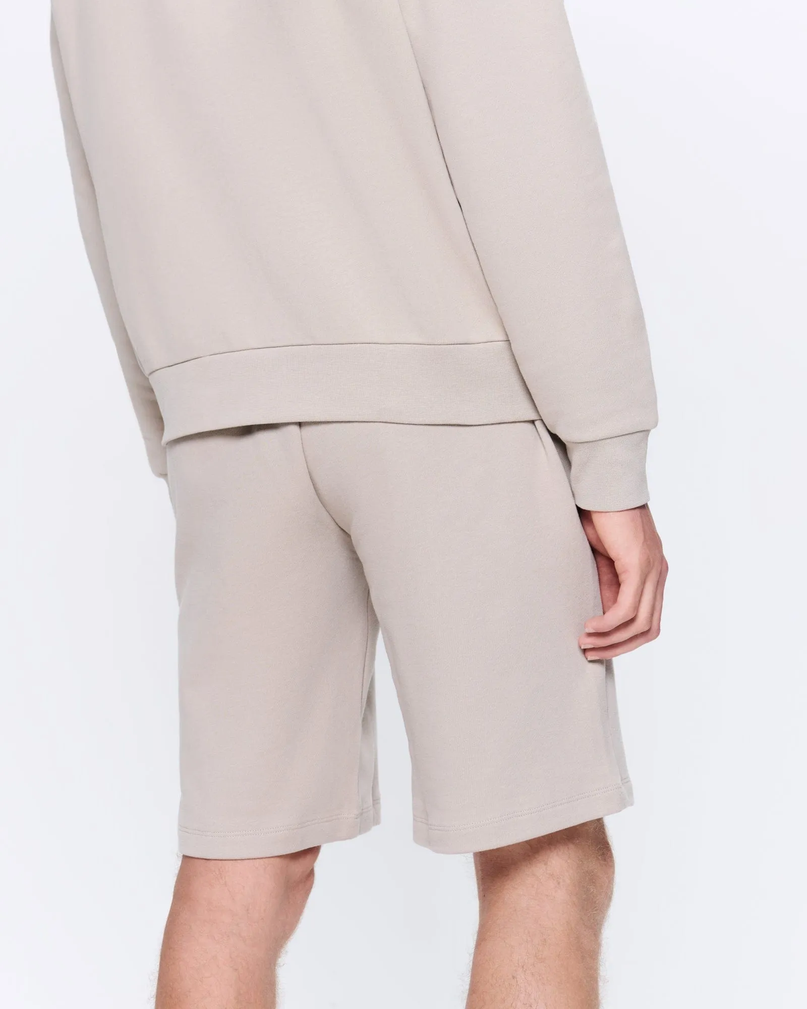 Mens 365 Midweight Long Shorts—stone sold by Pangaia product image thumbnail 4
