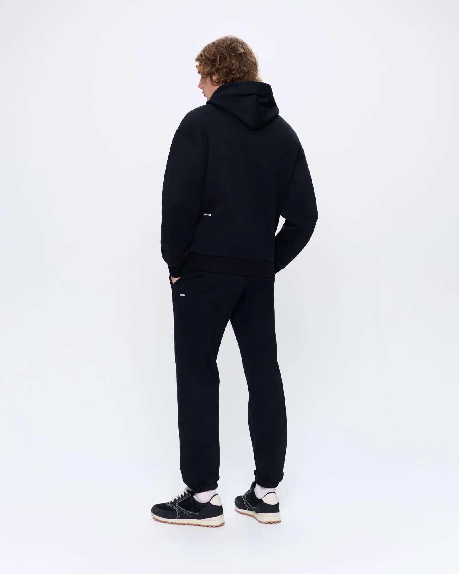 Mens 365 Heavyweight Track Pants—black sold by Pangaia product image thumbnail 3